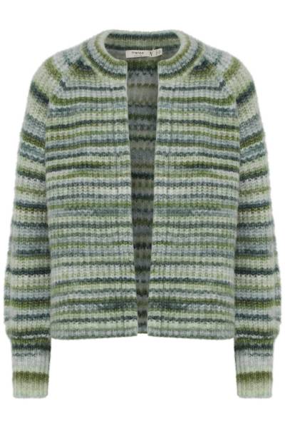 Billede af Fransa Manny Cardigan Army Strib