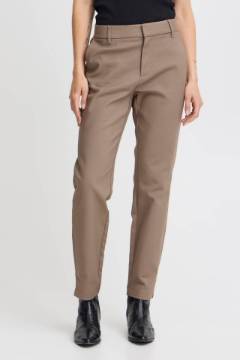 Vis detaljer for Pulz Bindy Pant Walnut Ankle  Billede af Pulz Bindy Pant Walnut Ankle