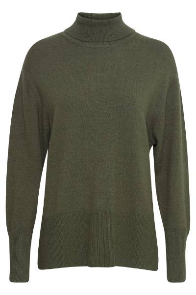 Billede af Pulz Steffi Roll Neck Army