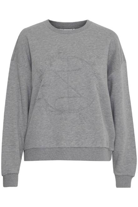 Billede af Pulz Tabita Sweat Medium Grey 