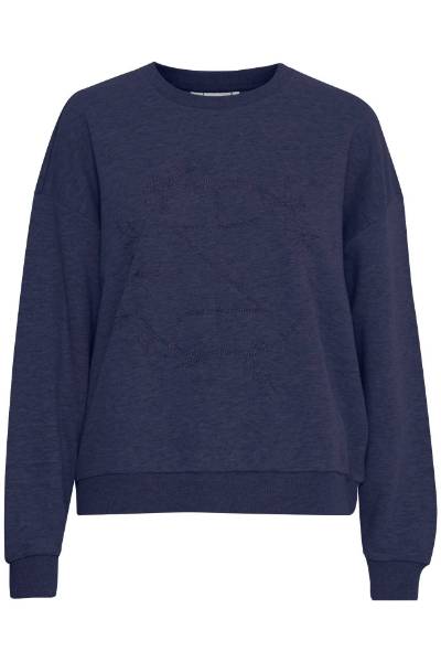 Billede af Pulz Tabita Sweat Navy 