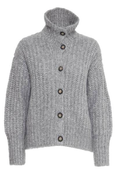 Billede af Pulz Zacha Cardigan Grey Mel