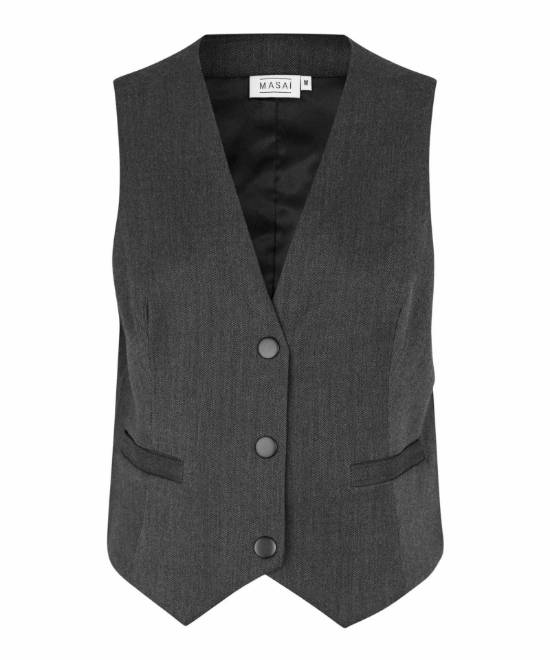 Billede af Masai Majordyn Vest Grey Mel. 10095