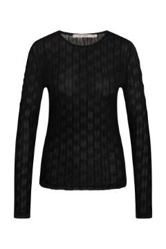 Vis detaljer for Rue de Femme Tee Round Neck BLK Billede af Rue de Femme Tee Round Neck BLK