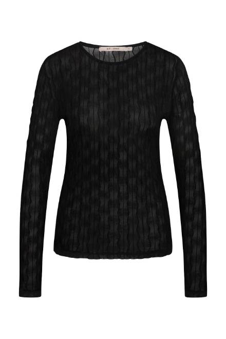 Billede af Rue de Femme Tee Round Neck BLK