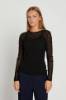 Billede af Rue de Femme Tee Round Neck BLK