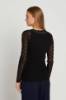 Billede af Rue de Femme Tee Round Neck BLK