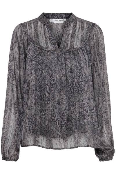 Billede af Pulz Megan Shirt Grey 50208488