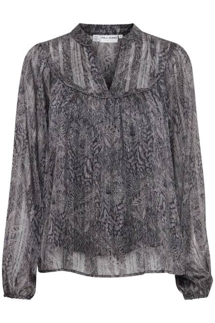 Billede af Pulz Megan Shirt Grey 50208488