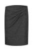 Billede af Fransa Komma Skirt Black Mix