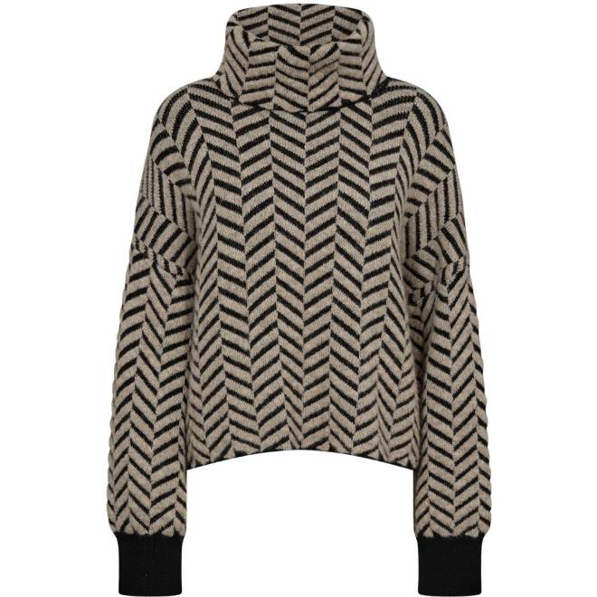 Billede af Gossia Gina Knit Blk/Beige