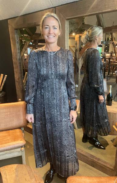 Billede af Pulz Megan Long Dress Grey 50208489