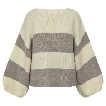 Vis detaljer for Gossia Roma Jumper Strib Off-Sand Billede af Gossia Roma Jumper Strib Off-Sand