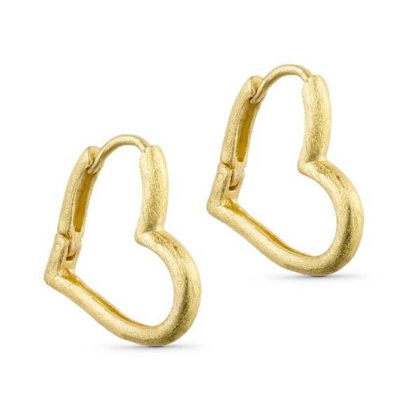 Billede af PURE Esmee Heart Earring Gold