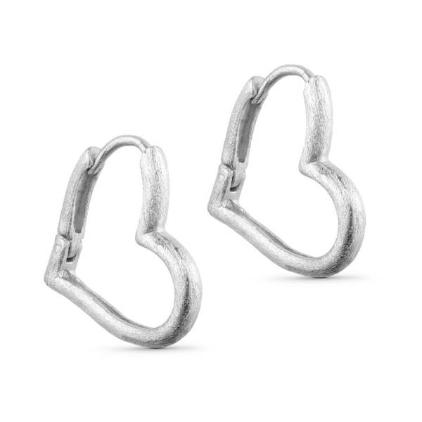 Billede af PURE Esmee Heart Earring Sølv