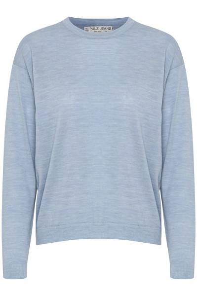 Billede af Pulz Sadie Pullover Blue 