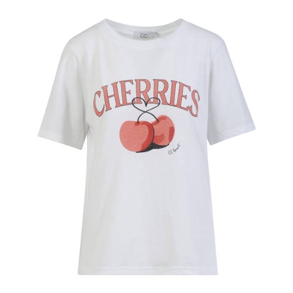 Billede af CC Heart T-shirt Cherries White