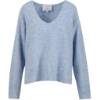 Billede af CC Empire Strik V-neck Blue Mel.