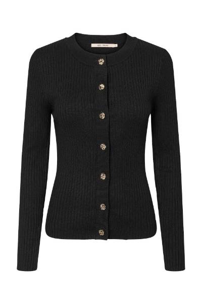 Billede af Rue de Femme Lope Knit Cardigan BLK