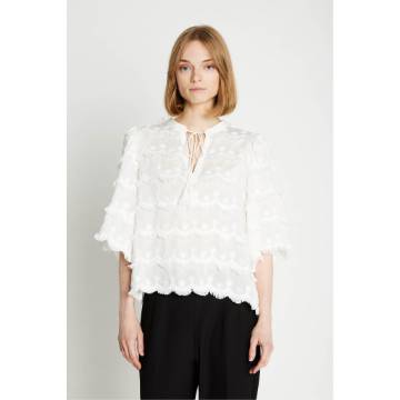 Vis detaljer for Rue de Femme Fiorella Shirt creme Billede af Rue de Femme Fiorella Shirt creme