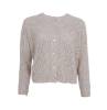 Billede af Black Colour Pin Cardigan Creme