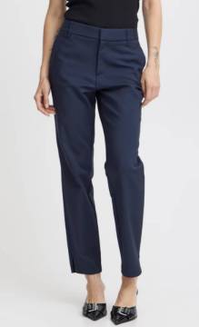 Vis detaljer for Pulz Bindy Pant Ankl. Navy 50206891 Billede af Pulz Bindy Pant Ankl. Navy 50206891