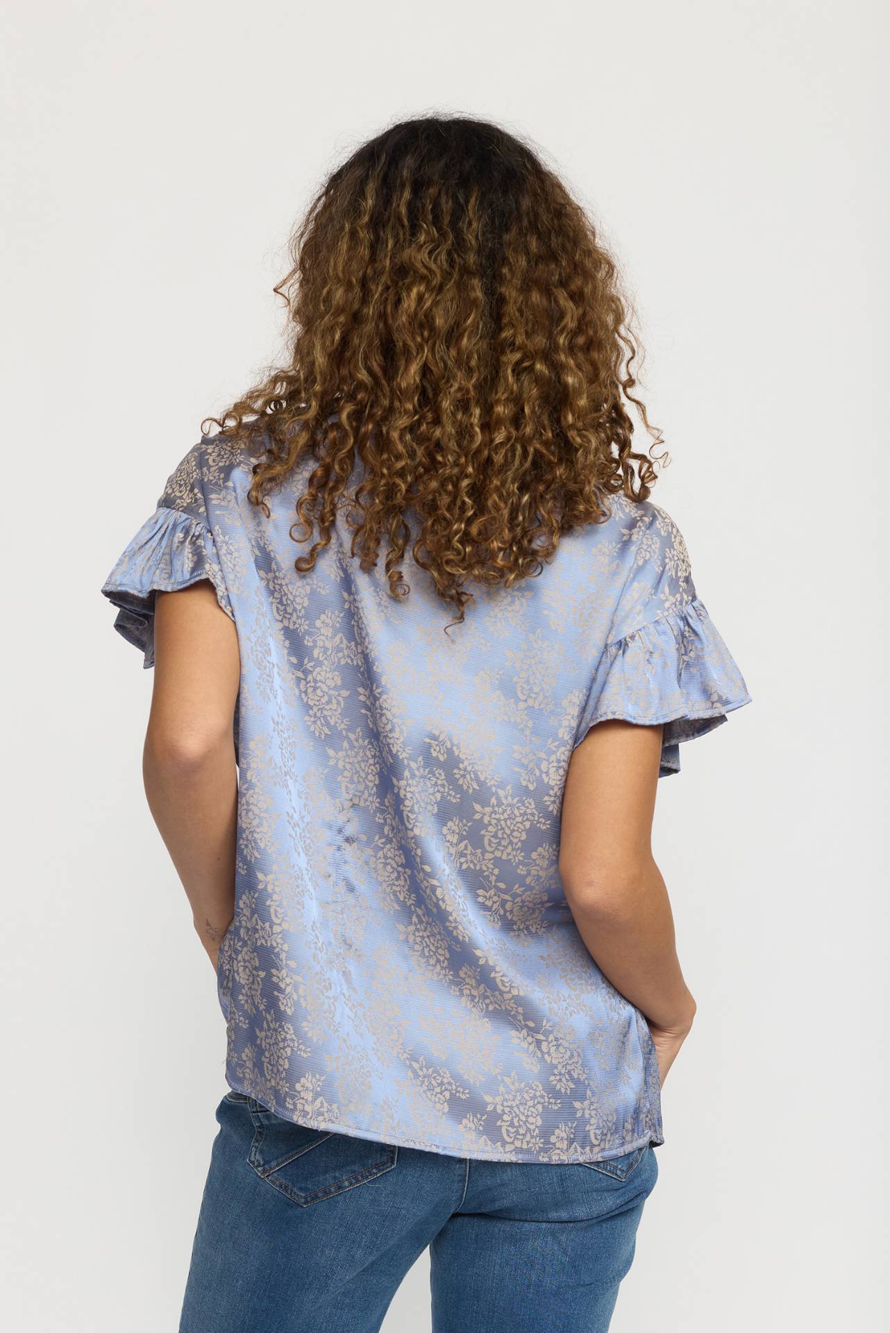 2-Biz Jabina Shirt Blue Flower-