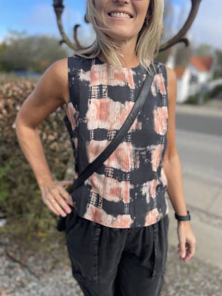 Billede af Depeche Nolia Top Blk print