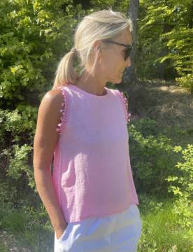 Vis detaljer for Marta  Holly Top Pink Billede af Marta  Holly Top Pink