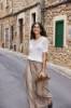Billede af Fransa Dita Skirt Sand Knapper