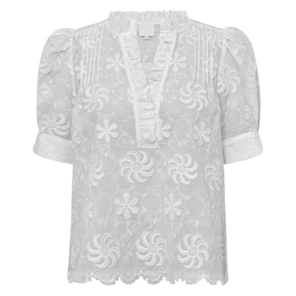 Billede af Gossia Amar Shirt White broderi