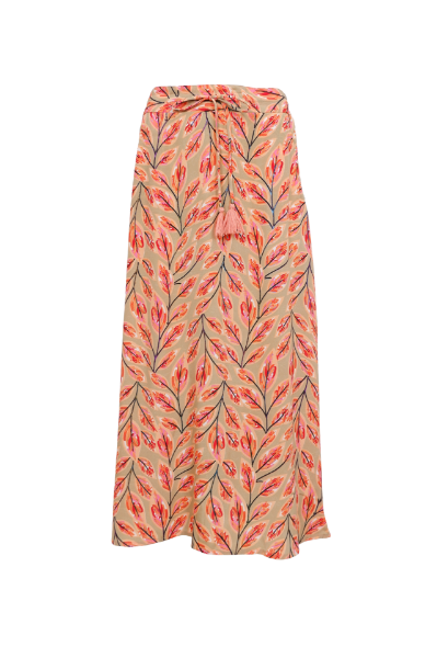 Billede af Black Colour Luna Skirt Pas. Orange
