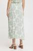 Billede af Fransa Ease Skirt Green Art