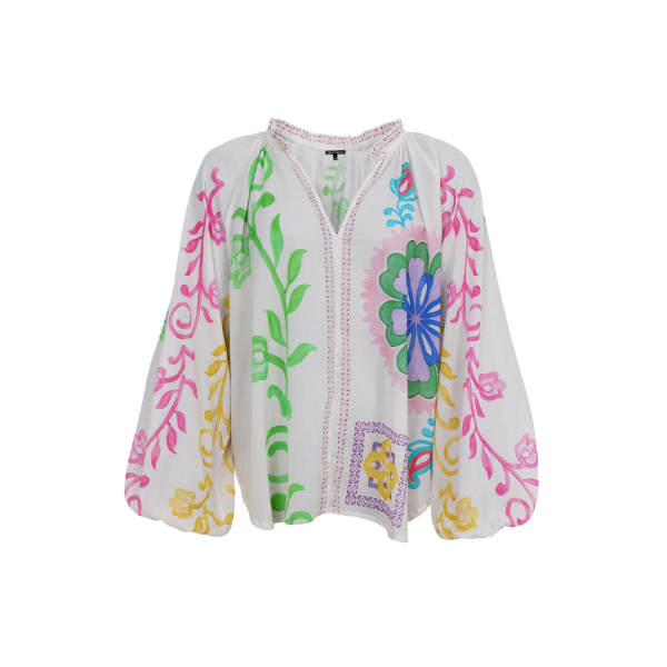 Billede af Black Colour Sun Shirt Flower