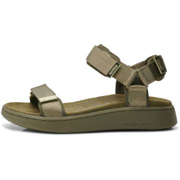 Vis detaljer for Woden Line Sandal Oliven Billede af Woden Line Sandal Oliven