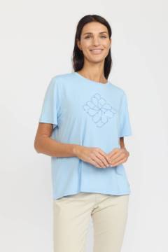 Vis detaljer for 2-Biz Dari Tee  Light Blue Billede af 2-Biz Dari Tee  Light Blue