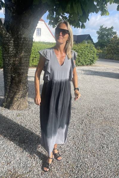 Billede af Gossia Viola Dress Grey Dip Dye