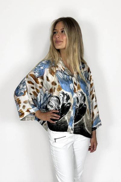Billede af 2-biz Ruby Blouse Blue Border