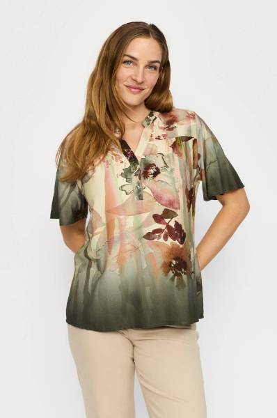 Billede af 2-biz Ruby Blouse Khaki Flower