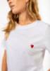 Billede af CC Heart Kiss Tee White