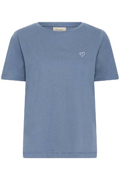 Billede af Fransa Heart Tee Blue