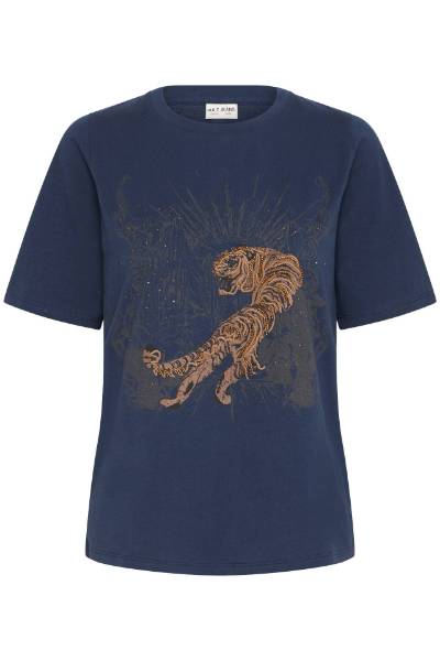 Billede af Pulz Khari T-shirt Navy
