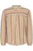 Billede af Pulz Nila Shirt Beige Stripe