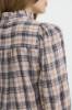 Billede af Pulz Zevie Blouse Beige Navy Mix