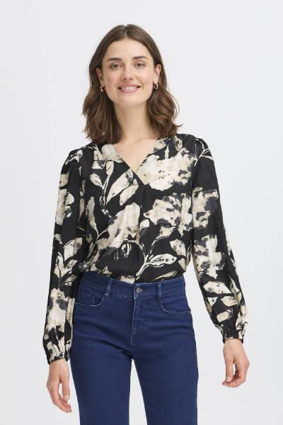 Billede af Fransa Ariana Blouse Floral Black