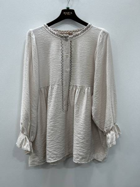 Billede af Marta Poppy Shirt Creme