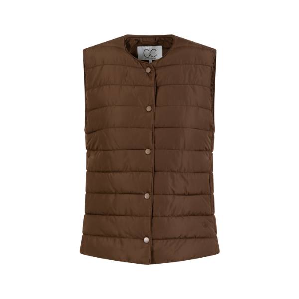 Billede af CC Heart Asta Quiltet Vest Brown