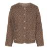 Billede af Marta Avril Jakke Quilt Brown