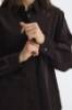 Billede af Fransa  Cory Shirt Mud Chokolade