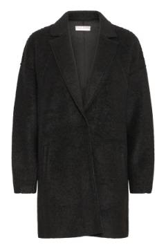 Vis detaljer for Pulz Jeans Lula Wing Coat Black Billede af Pulz Jeans Lula Wing Coat Black